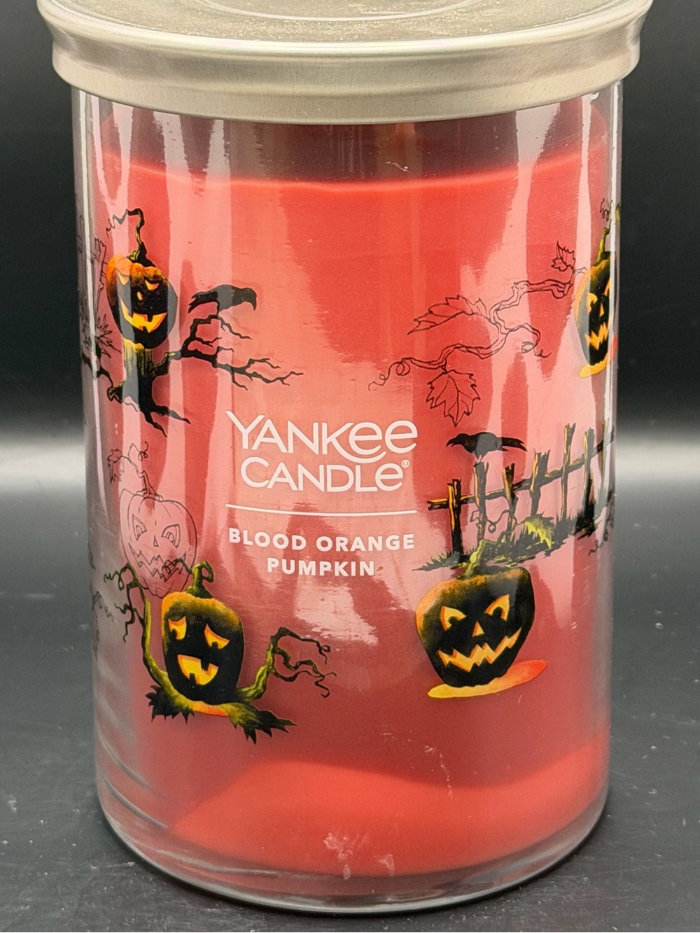 Yankee Candle Blood Orange Pumpkin Large Tumbler Candle - 20 OZ Orange Red